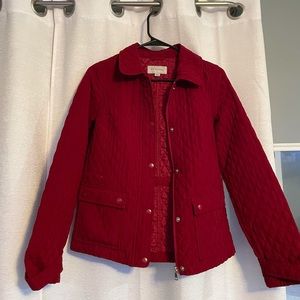 Red Quilted Jacket